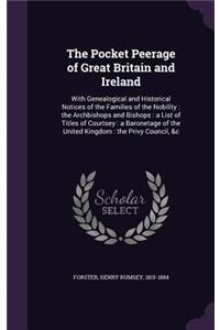 The Pocket Peerage of Great Britain and Ireland