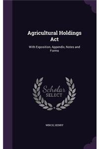 Agricultural Holdings Act