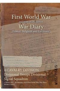 4 CAVALRY DIVISION Divisional Troops Divisional Signal Squadron