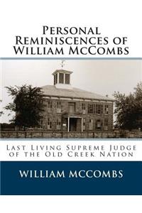 Personal Reminiscences of William McCombs