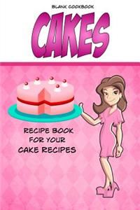 Blank Cookbook Cakes
