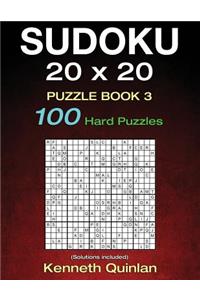 SUDOKU 20 x 20 Puzzle Book 3