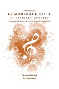 Humoresque No. 4 for Clarinet Quartet