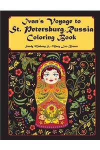 Ivan's Voyage to St. Petersburg, Russia Coloring Book