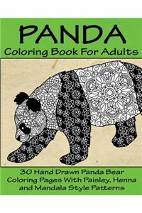 Panda Coloring Book For Adults