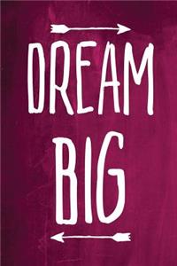 Chalkboard Journal - Dream Big (Pink)