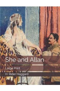 She and Allan: Large Print