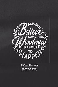 Always Believe Something Wonderful is About to Happen