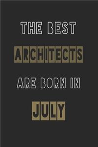 The Best architects are born in July journal
