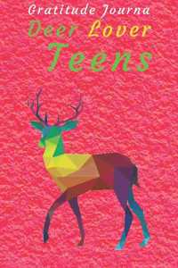 Gratitude Journal Deer Lover Teens
