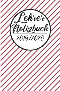 Lehrer Notizbuch 2019 / 2020