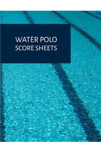 Water Polo Score Book