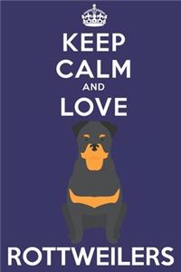 Keep Calm And Love Rottweilers