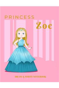 Princess Zoe Draw & Write Notebook