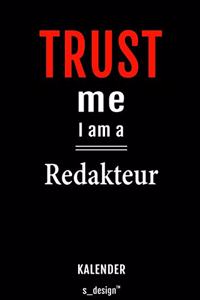 Kalender für Redakteure / Redakteur / Redakteurin