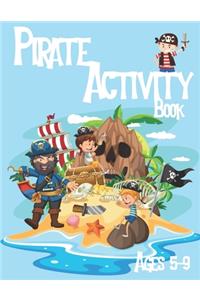 Pirate Activity Book for Kids Ages 5-9
