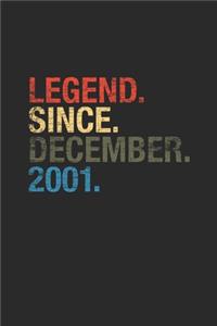 Legend Since December 2001