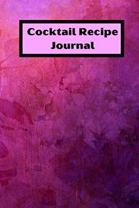 Cocktail Recipe Logbook