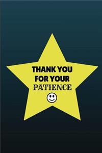 Thank You for Your Patience
