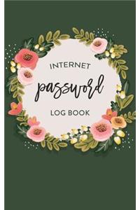 Internet Password Log Book