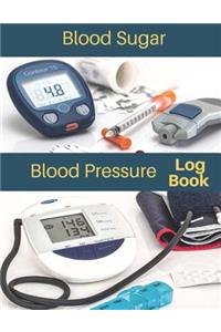 Blood Sugar Blood Pressure LogBook