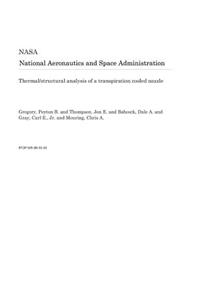 Thermal/Structural Analysis of a Transpiration Cooled Nozzle