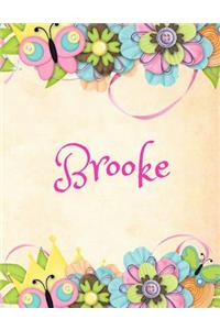 Brooke: Personalized Name Journal Composition Notebook