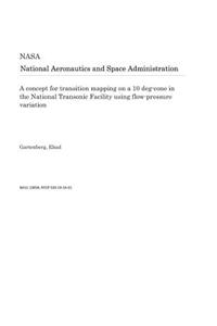 A Concept for Transition Mapping on a 10 Deg-Cone in the National Transonic Facility Using Flow-Pressure Variation