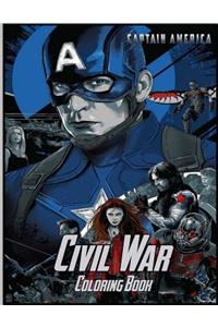 Captain America Civil War Coloring Book