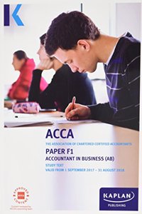 F1 Accountant in Business - Complete Text