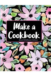Make a Cookbook Black Wildflower Edition