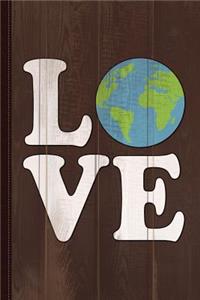 Love Earth Journal Notebook