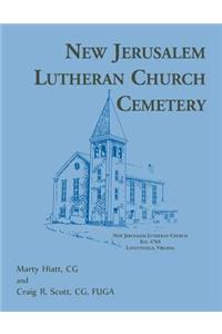 New Jerusalem Lutheran Church Cemetery [Loudoun County, Virginia]