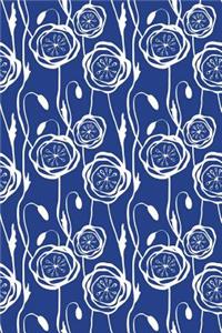 Bullet Journal Notebook Scribbly Flowers Pattern 3