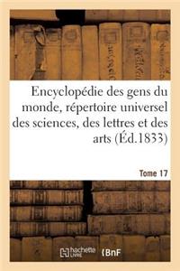 Encyclopédie Des Gens Du Monde T. 17.1