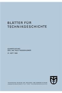 Blätter Für Technikgeschichte