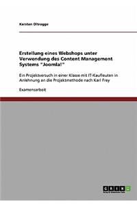 Erstellung eines Webshops unter Verwendung des Content Management Systems Joomla!