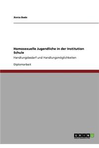 Homosexuelle Jugendliche in Der Institution Schule