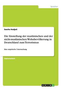Einstellung der muslimischen und der nicht-muslimischen Wohnbevölkerung in Deutschland zum Terrorismus
