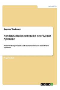 Kundenzufriedenheitsstudie einer Kölner Apotheke