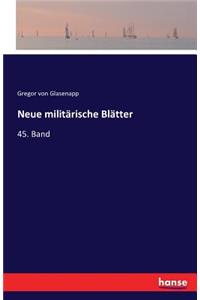Neue militärische Blätter