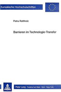 Barrieren Im Technologie-Transfer
