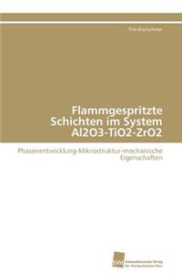 Flammgespritzte Schichten im System Al2O3-TiO2-ZrO2