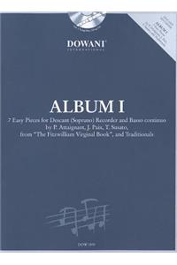 Album Volume 1 (Easy) for Descant (Soprano) Recorder and Basso Continuo