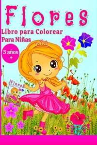 Libro de Colorear de Flores para Niñas