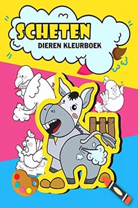Scheten dieren kleurboek