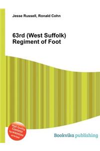 63rd (West Suffolk) Regiment of Foot