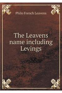 The Leavens Name Including Levings