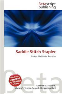 Saddle Stitch Stapler