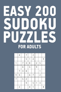 Easy Sudoku Puzzle for Adults